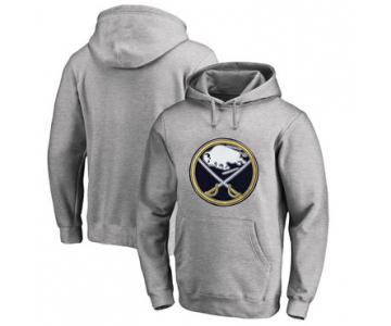 Buffalo Sabres Gray Men's Customized All Stitched Pullover Hoodie