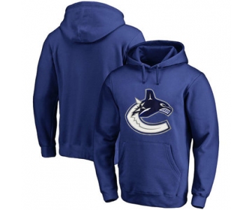 Vancouver Canucks Blue Men's Customized All Stitched Pullover Hoodie