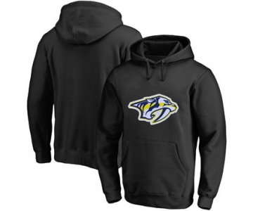 Nashville Predators Black Men's Customized All Stitched Pullover Hoodie