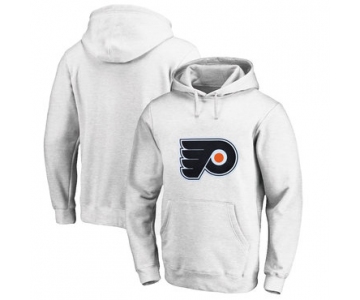 Philadelphia Flyers White Men's Customized All Stitched Pullover Hoodie