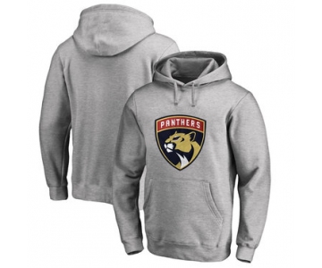 Florida Panthers Gray Men's Customized All Stitched Pullover Hoodie