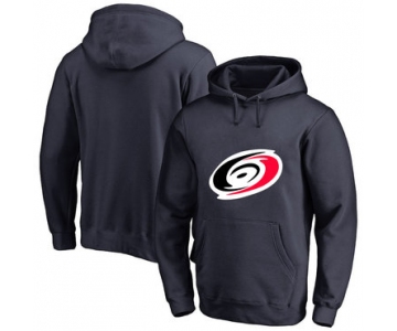 Carolina Hurricanes Navy Men's Customized All Stitched Pullover Hoodie