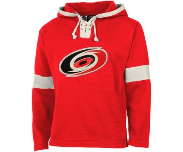 Hurricanes Red Men's Customized All Stitched Sweatshirt