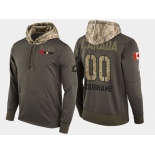 Nike Flames Men's Customized Olive Salute To Service Pullover Hoodie