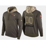 Nike Coyotes Men's Customized Olive Salute To Service Pullover Hoodie