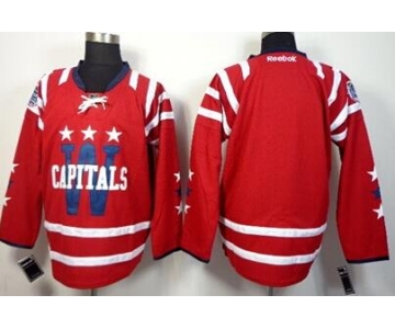 Men's Washington Capitals 2015 Winter Classic Customized Red Jersey