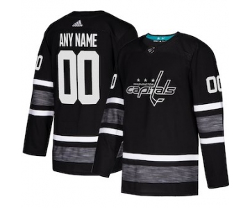 Men's Washington Capitals adidas Black 2019 NHL All-Star Game Parley Authentic Custom Jersey