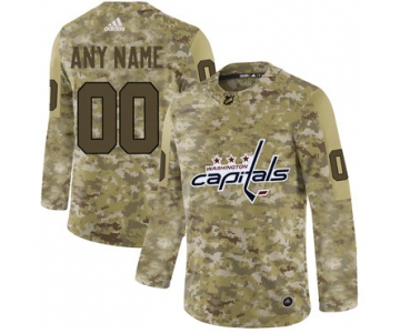 Washington Capitals Camo Men's Customized Adidas Jersey