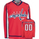 Washington Capitals Mens Customized Red Jersey