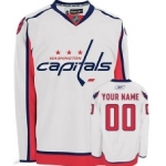 Washington Capitals Mens Customized White Jersey