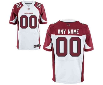 Men's Arizona Cardinals Nike White Customized 2014 Elite Jersey