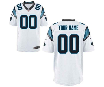 Men's Carolina Panthers Nike White Customized 2014 Elite Jersey