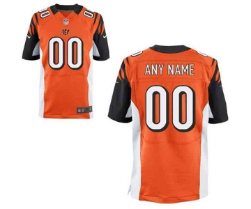 Men's Cincinnati Bengals Nike Orange Customized 2014 Elite Jersey