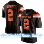 Men's Cleveland Browns Nike Brown Customized 2015 Elite Jersey