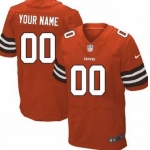 Men's Cleveland Browns Nike Orange Customized 2014 Elite Jersey