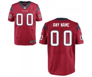 Men's Houston Texans Nike Red Customized 2014 Elite Jersey