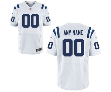 Men's Indianapolis Colts Nike White Customized 2014 Elite Jersey