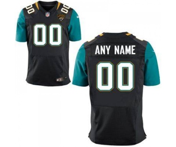 Men's Jacksonville Jaguars Nike Black Customized 2014 Elite Jersey