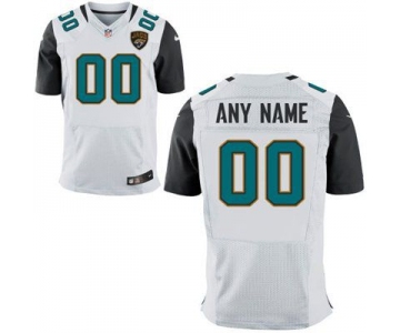 Men's Jacksonville Jaguars Nike White Customized 2014 Elite Jersey