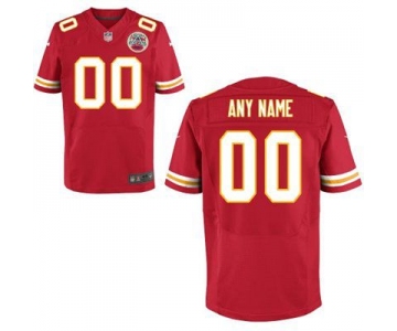 Men's Kansas City Chiefs Nike Red Customized 2014 Elite Jersey