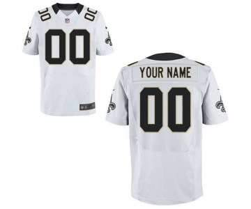 Men's New Orleans Saints Nike White Customized 2014 Elite Jersey