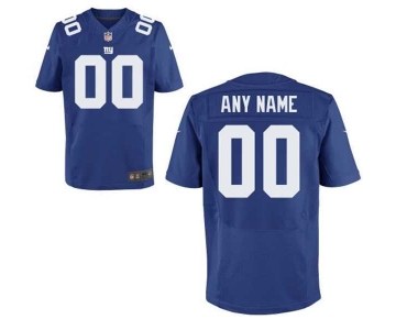 Men's New York Giants Nike Blue Customized 2014 Elite Jersey