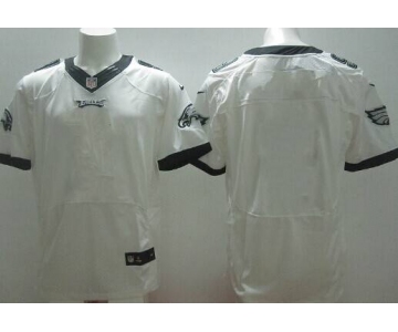 Men's Philadelphia Eagles Nike White Customized 2014 Elite Jersey