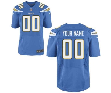 Men's San Diego Chargers Nike Light Blue Customized 2014 Elite Jersey