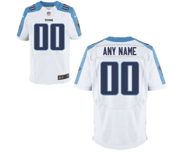 Men's Tennessee Titans Nike White Customized 2014 Elite Jersey