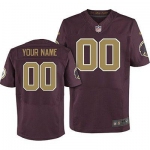 Men's Washington Redskins Nike Red Customized 2014 Alternate Elite Jersey