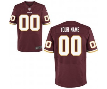 Men's Washington Redskins Nike Red Customized 2014 Elite Jersey