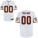 Men's Washington Redskins Nike White Customized 2014 Elite Jersey