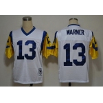 St. Louis Rams custom White Throwback Jersey