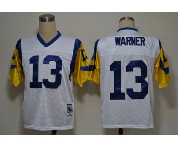 St. Louis Rams custom White Throwback Jersey