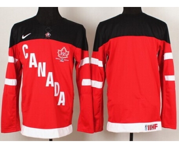 2014/15 Team Canada Kids' Customized Red 100TH Jersey