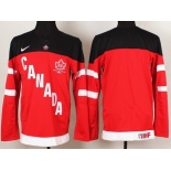 2014/15 Team Canada Men's Customized Red 100TH Jersey