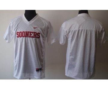 Kids' Oklahoma Sooners Customized White Jersey