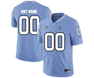 North Carolina Tar Heels Men's Customized Blue College Football Jersey