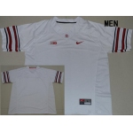Men's Ohio State Buckeyes Custom College Football Nike Limited Jersey - 2016 White