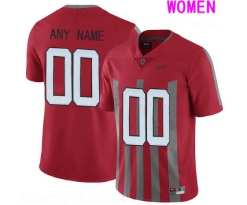 Women's Ohio State Buckeyes Custom Nike College Football 1916 Throwback Jersey - Red