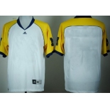 Men's Michigan Wolverines Customized White Jersey