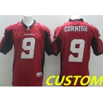 Custom CFL Calgary Stampeders Red Jersey