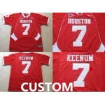 Custom Mens University of Houston Red Jersey