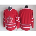 Men's 2010 Olympics Canada  Custom Red Jersey