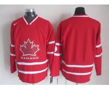 Men's 2010 Olympics Canada  Custom Red Jersey