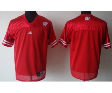 Men's Wisconsin Badgers Customized Red Jersey