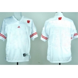 Men's Wisconsin Badgers Customized White Jersey