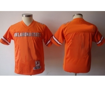 Kids' Oklahoma State Cowboys Customized Orange Throwback Jersey