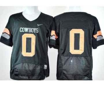 Men's Oklahoma State Cowboys Customized Black Jersey