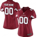 Women's Nike Arizona Cardinals Customized Red Game Jersey